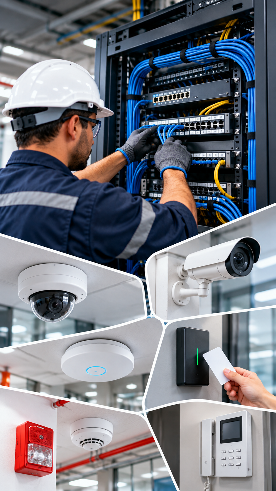 Low-Voltage Distribution, Server Cabling & Security