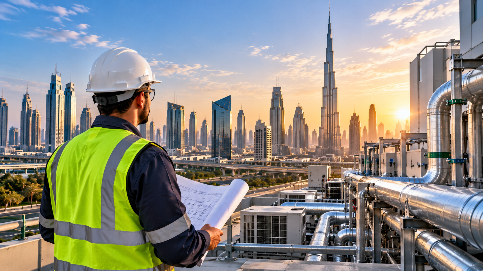 Rooftop HVAC Equipment & Industrial Piping Support